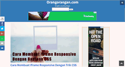 Desktop Screenshot of orangorangan.com